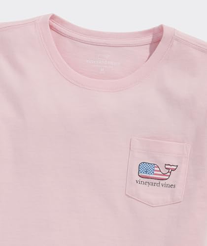 vineyard vines Girls Flag Whale Short-Sleeve Pocket Tee3