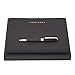 Produktbild Hugo Boss Set Essential Kugelschreiber und Schreibmappe A5 Guilloche/Messing Schwarz-Roségold, Größe: 24,7cm x 21,7cm, HPBM744E