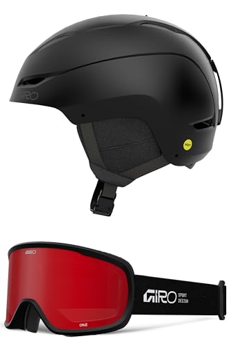 Giro Ratio MIPS - Combo de casco y gafas de nieve - (Combo) negro mate - Negro apilado - Talla XL
