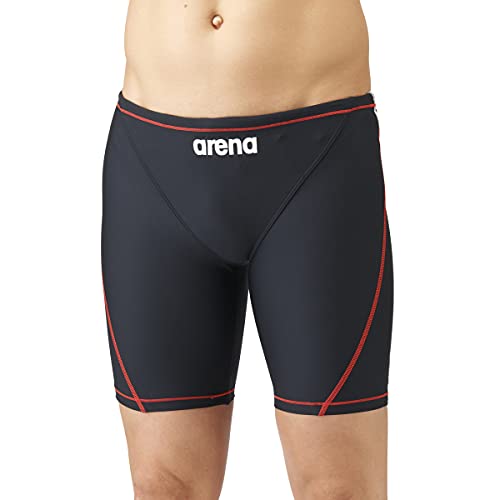 arena (アリーナ) 水着 スパッツ メンズ ブラック×レッド×ホワイト Lサイズ SAR-1103