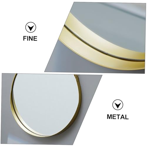 Miroir mural rond sans perçage pour salle de bain et miroir maquillage - 6