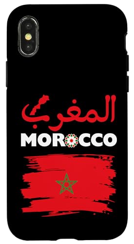 Marruecos Camiseta Marruecos Camiseta de Marruecos Fan Shirt-Marocco Carcasa para iPhone X/XS