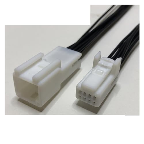 Buxns Dj7086s-0.7 Reversing Navigation Harness Connector 8/12 / 16 / - 40 Pin Suitable Compatible with Car Audio Cable Wire Length 15cm(8p Strip line)