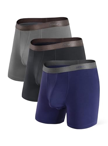Separatec Mens Underwear with Pouch Moisture Wicking Rayon Made From Bamboo Underwear Men Breathable...