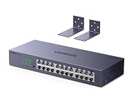 UGREEN – UGREEN 24 Port Gigabit LAN Switch, 19 Zoll Rack-Montage (24 