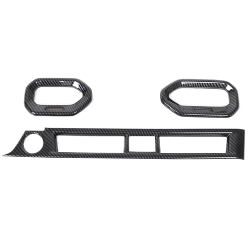Garniture de tableau de bord en carbone ABS pour le confort visuel en voyage en Pilote
