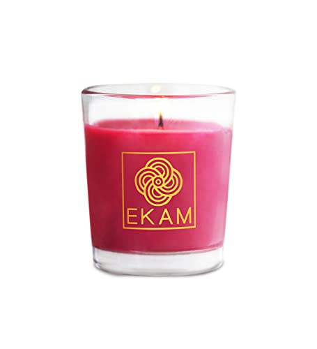 Image of EKAM Sweet Pea Scented Votive Candle - 40 Grams Each - 10 Hours Burn Time - Ideal for Diwali, Home Decor & Gifting
