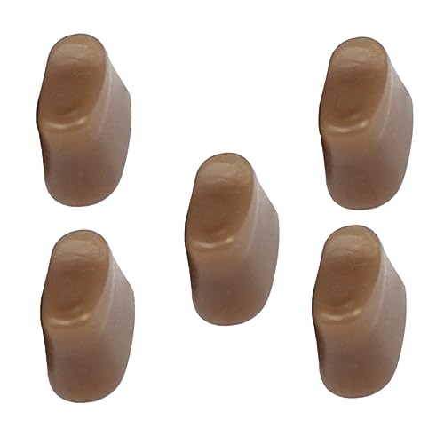 Toddmomy 5pcs Flute Mute Pads for Flute Silver Accessories Smooth Edges Emergency Replacement Mats