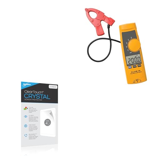 BoxWave Screen Protector Compatible with Fluke 365 - ClearTouch Crystal (2-Pack), HD Film Skin - Shields from Scratches