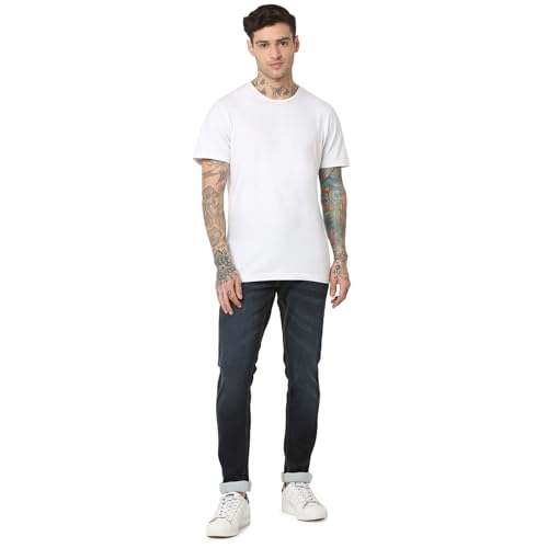 Image of Spykar Men's Slim Fit Low Rise Casual Jeans