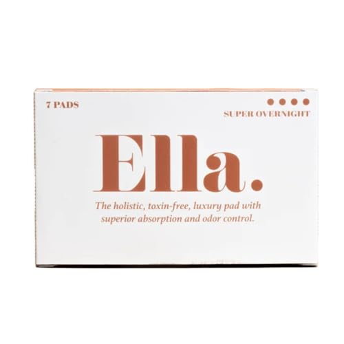 Ella Pads Ultra Thick 100% Natural Cotton Ultra Absorbent No