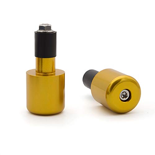 Procnc Handle Bar Ends Grips Plug Fit For Suzuki Gsx-R600 1999-2017 Gsx-R750 2000-2017 Gsx-R1000 2001-2017 Gsxr600 750 2000-2014 Gsxr1000 01-13 (Gold) #TOP6
