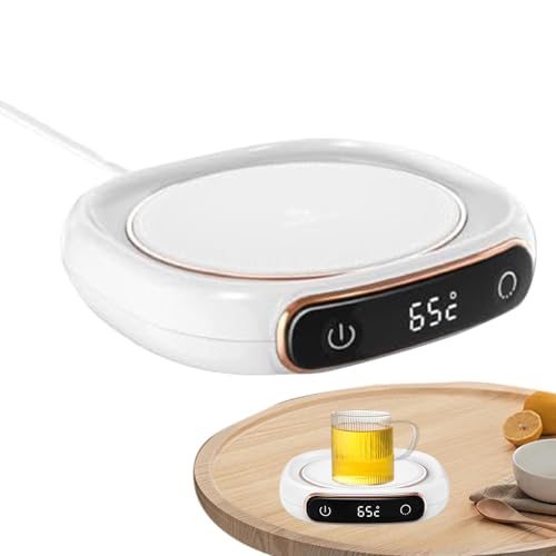 Calentadores de café - Calentadores inteligentes, calentadores de café con 3 ajustes de temperatura, calentadores de 10 W, calentadores de café portátil para café, bebidas, leche