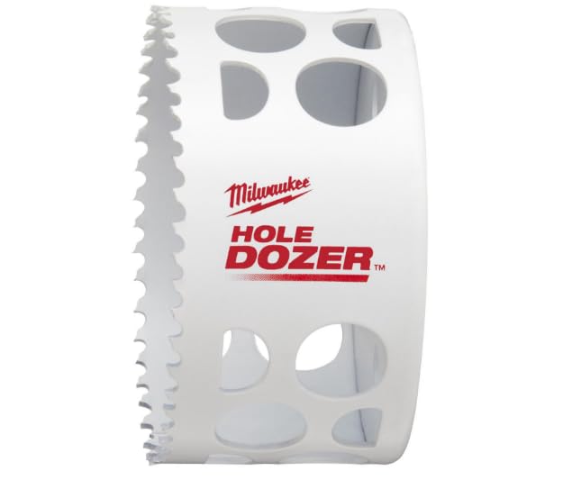 MILWAUKEES Hole Saw Bi-Metal Black 3-3/4 in. (49-56-9643T)