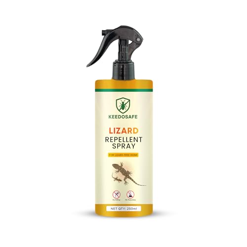 Image of Lizard Repellent Spray, 250ml - 45-Day Herbal Protection, Non-Toxic, Baby & Pet-Safe, Monsoon-Proof for Walls, Kitchen, Garden | Made in India with Neem, Lemongrass & Mint (Lizard Repellent Spray 250ml)