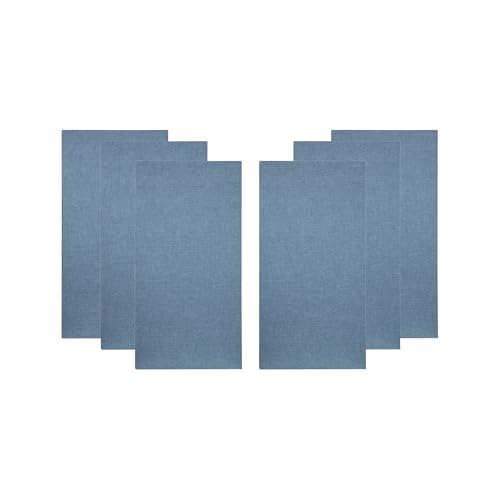 ATS Acoustics Home Office Residential Acoustic Treatment Room Kit Sound Absorbing Acoustic Panel 6 Pack for 50-100 Sq Ft (Light Blue)