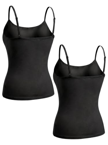 Image of DChica Essentials Padded Camisole Starter Bra for Young Girls, Sleeveless Undershirts Cami Vest with Adjustable Straps, Cotton Camisole Tank Top /Innerwear for Girls
