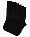 Van Heusen Men's Dress Socks - 7 Pack Premium Stretch Moisture Wicking Crew Socks with Reinforced Heel and Toe (Size: 6-12.5), Size 6-12.5, Black