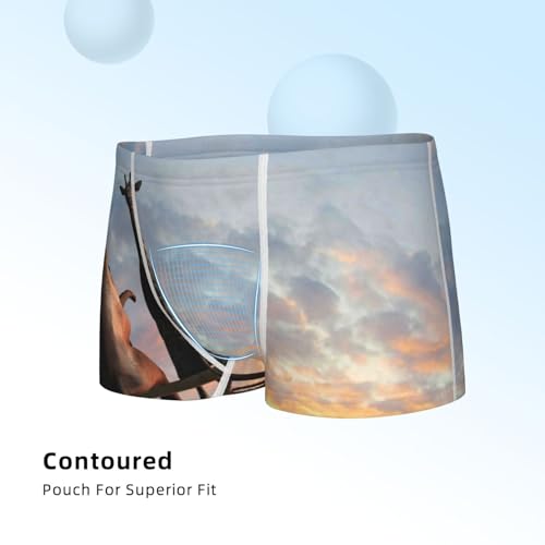 Boys' Cotton Boxer Brief Soft Underwear-Elephant Giraffe4