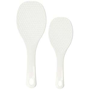 Inomata 1150 Rice Paddle, White, Melamine
