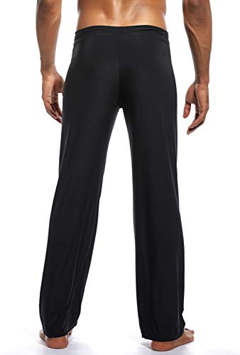 AIEOE Men's Yoga Sport Pants Loose Comfortable Lounge Trousers Sleepwear Bottoms2