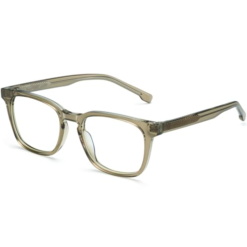 Image of Dollger Blue Light Blocking Glasses For Woman Men Square Rectangle Computer BlueLight Glasses Non-Prescription Glasses