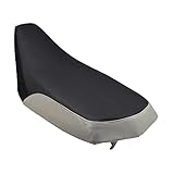 AlveyTech Black & Gray Vinyl Seat for 90cc - 150cc ATVs