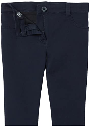 Image of Nautica Girls' School Uniform Twill Skinny Pants, Comfortable Stretch Material, Wrinkle & Fade Resistant