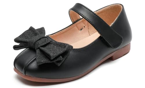kkdom Girls Dress Mary Jane Shoes Toddler Ballet Flats Flower Girls Princess Shoes School Party Dress Shoes3