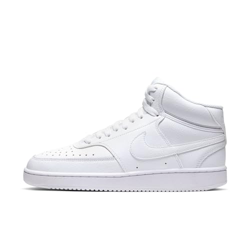 Nike Damen Court Vision Mid Sneaker, White, 39 EU