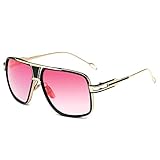 Gobiger Aviator Sunglasses for Men 100% UV Protection Goggle Alloy Frame with Case…