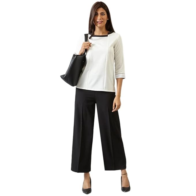 Image of FableStreet Women Cowl Neck Satin Casual Top | Perfect for Outings, Formal
