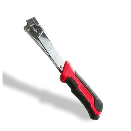 Barbarossa Heavy Duty Hammer Tacker - Professional Staple Gun for Roofing, Insulation, and Upholstery Projects