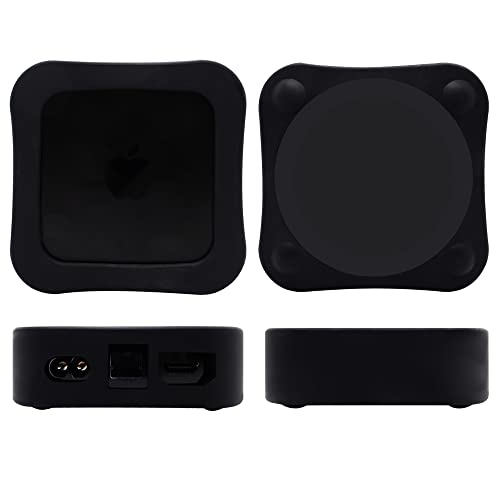 LEFXMOPHY Black Silicone Cover Protector for 2022 Apple TV 4K (3rd Gen)