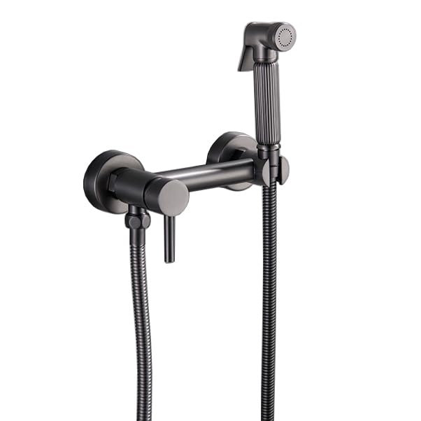 Doccino Per Bidet Per Wc Spruzzatori Per Bidet Wc Maniglia Singola Rubinetto Bidet Doccia Per Cani grigio Canna Di Fucile