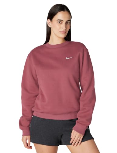 Nike Women's Studio Fleece Crew-Neck Sweatshirt