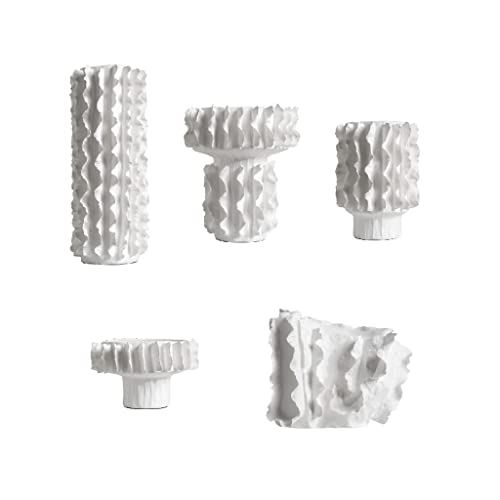Vase à cinq pièces Fleur pour embellir une table de chambre vide - 4