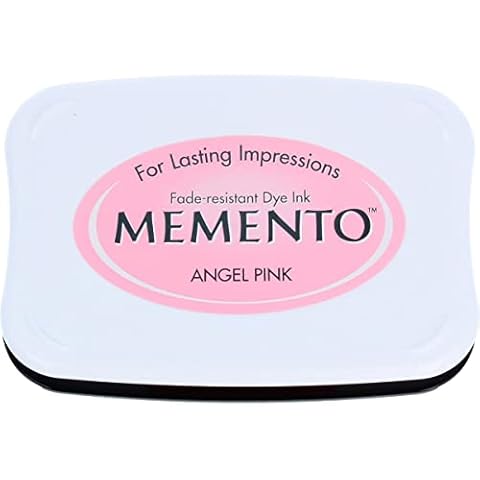 Tsukineko Memento Stempelkissen Engel, Synthetic Material, pink, 9.9 x 6.6 x 1.8 cm Cover