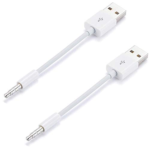 �I�[�f�B�I�t�@�� iPodSHUFFLE��3����ȍ~�p �[�d �]�� USB �P�[�u�� ��10cm �z���C�g 2�{