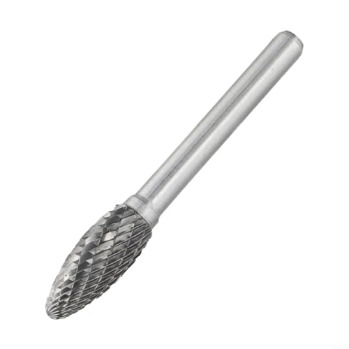 Fresa rotativa de carburo doble ranura 6mm para madera y metal miniatura 2