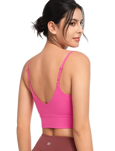 Soutien-gorge de sport rembourré sans armature avec fines bretelles