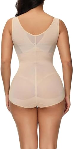 SYOSI Shapewear Tank Top Slimming Vest Body Shaper Mesh Tummy Control Underbust Slimming Camisole Tank Top Compression Vest Undershirts Waist Trainer Body Shaper for Women, M