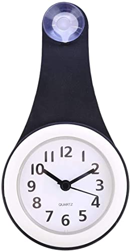 Horloge de salle de bain silencieuse rose XJBTBA pour ne plus être en retard le matin