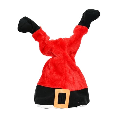 Kodxylytix Weihnachtsmütze mit beweglichem Weihnachtsmann,...