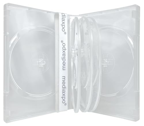 Mediaxpo 10 Clear 8 Disc DVD Cases