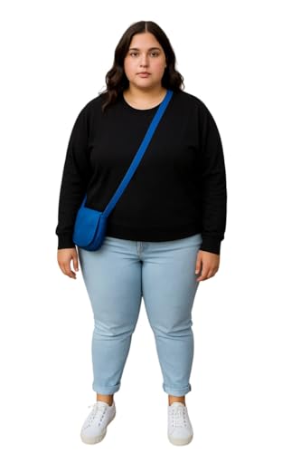 Image of KOTTY Women's Plus Size Casual Hoodie Sweatshirt(Black,3XL)