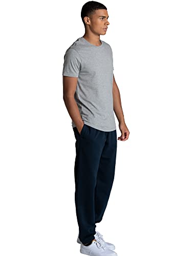Image of Fruit of the Loom Eversoft Fleece Elastic Bottom Sweatpants with Pockets, Relaxed Fit, Moisture Wicking, Breathable