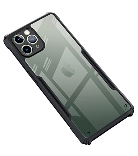 Image of Amazon Brand - Solimo Mobile Cover for Apple iPhone 11 Pro (Polycarbonate Matte Black)