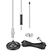 Bingfu 27MHz CB Radio Antenna Heavy Duty Magnetic PL259 & BNC Male Compatible with Cobra Midland Uniden Maxon President Mobile Handheld CB Radio Car Truck Antenna Kit