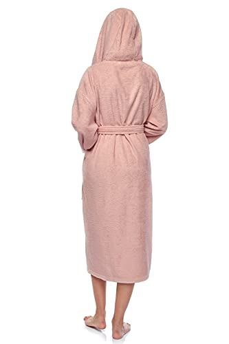 Peignoir long à capuche Arus en coton premium et finitions soignées - 6